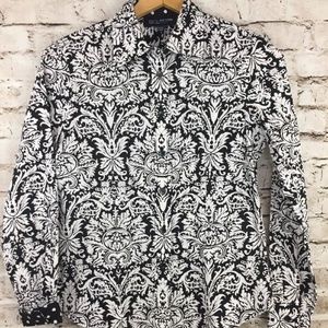 Jones New York Signature Blouse White Black